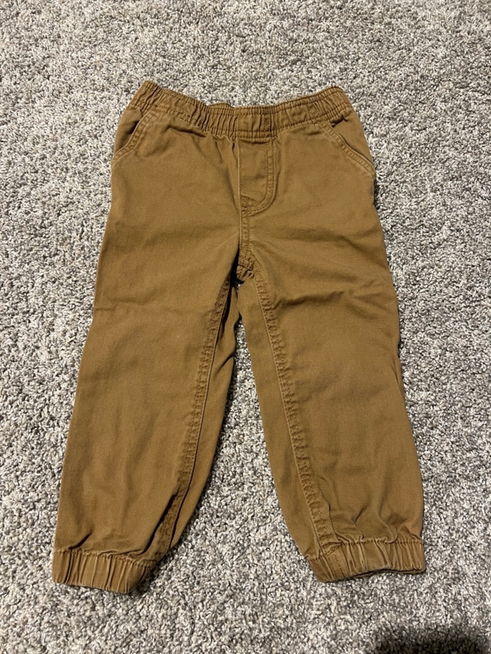 Caterpillar Kids Elastic Waist Jeans - Brown